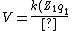 V=\frac{k(Z_1 q_1)(Z_2 q_2)}{r}= \frac{100}{r}